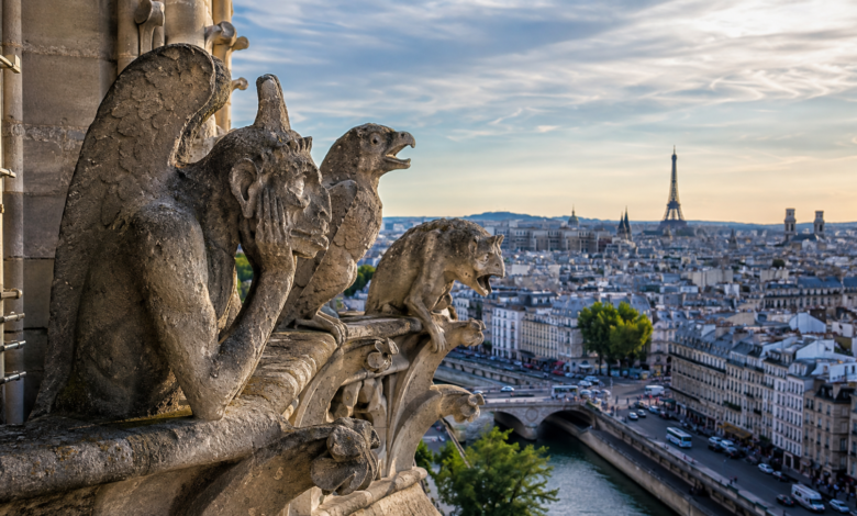 notre dame gargoyles paris