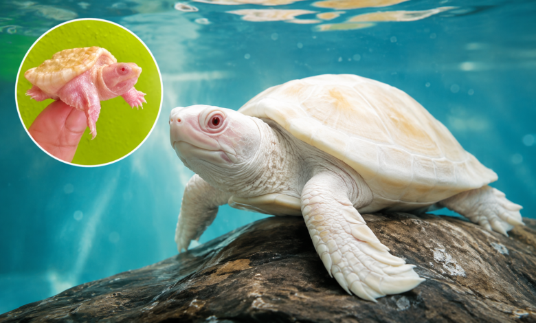 Albino turtles