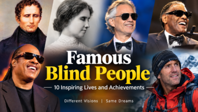 famous blind people