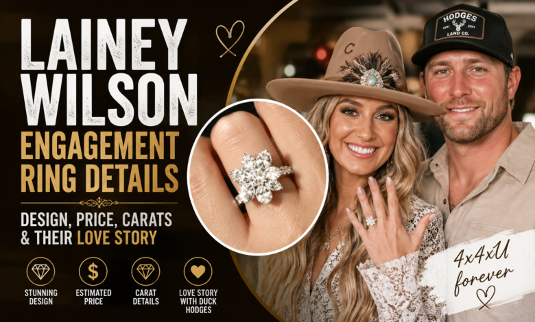 Lainey Wilson engagement ring details